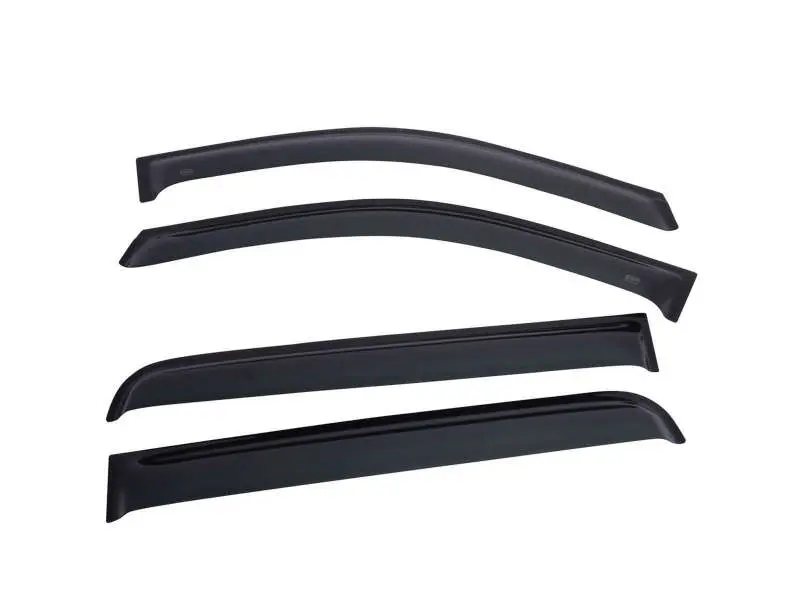 2019 Chevrolet Silverado 1500 Crew Cab Dark Smoke Tape-On Window Visors – 4-Piece Set (Egr 641691) 2