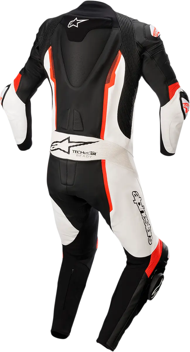 Alpinestars Missile V2 One-Piece Racing Suit – Black/White/Fluorescent Red, Size Eu 54 (Us 44) 1