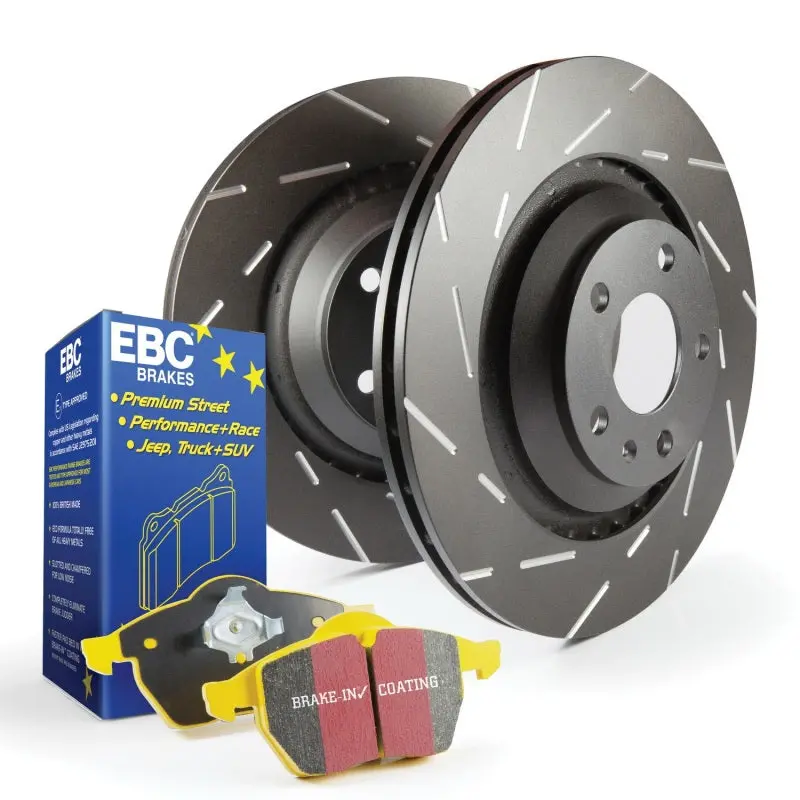 Stage 9 Brake Upgrade Kit: Yellowstuff Pads + Usr Drilled & Slotted Rotors 2
