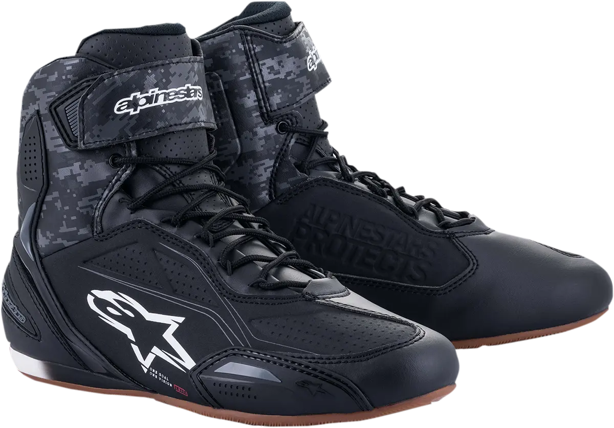 Alpinestars Faster-3 Motorcycle Riding Shoes — Black/Gray, Us Size 11.5 (Eu 46) 1