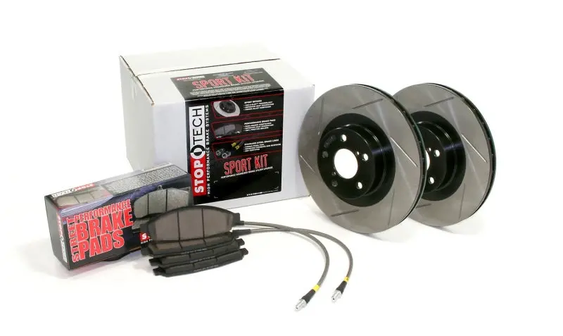 Stoptech Slotted Sport Brake Kit For 2007–2009 Bmw 335I (E90/E92/E93) 1