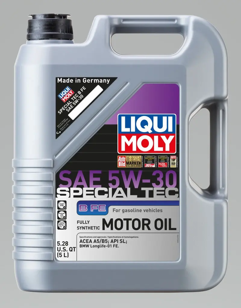Liqui Moly Special Tec B Fe 5W-30 Full-Synthetic Engine Oil – 5-Liter Single Container 2