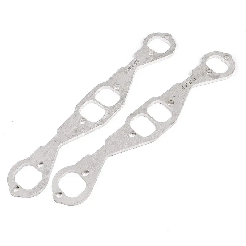 Stainless Works Small Block Chevy Squared Oval Port Header 304Ss Exhaust Flanges 1-3/4In Primaries 1
