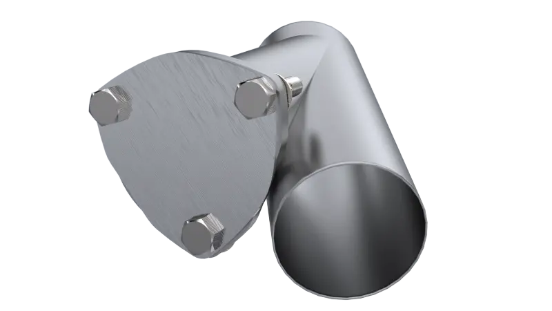 Qtp Weld-On Exhaust Cutout – 3.5-Inch Y-Pipe Configuration With Qtec Actuation 1