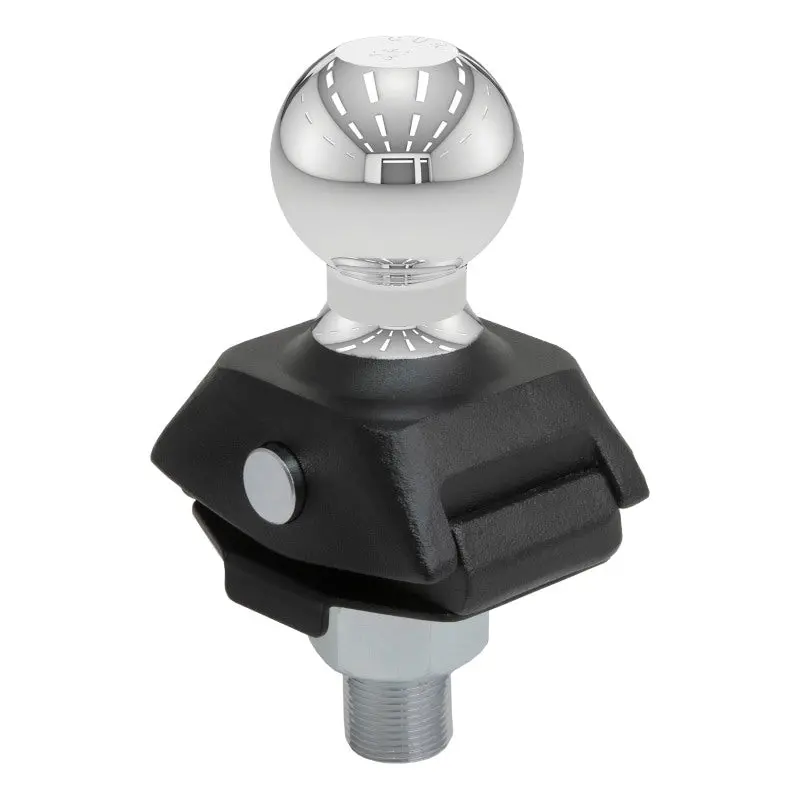 Curt Rockerball Cushion Trailer Hitch Ball – 2-5/16", 7,500-Lb Capacity, Chrome Finish 1