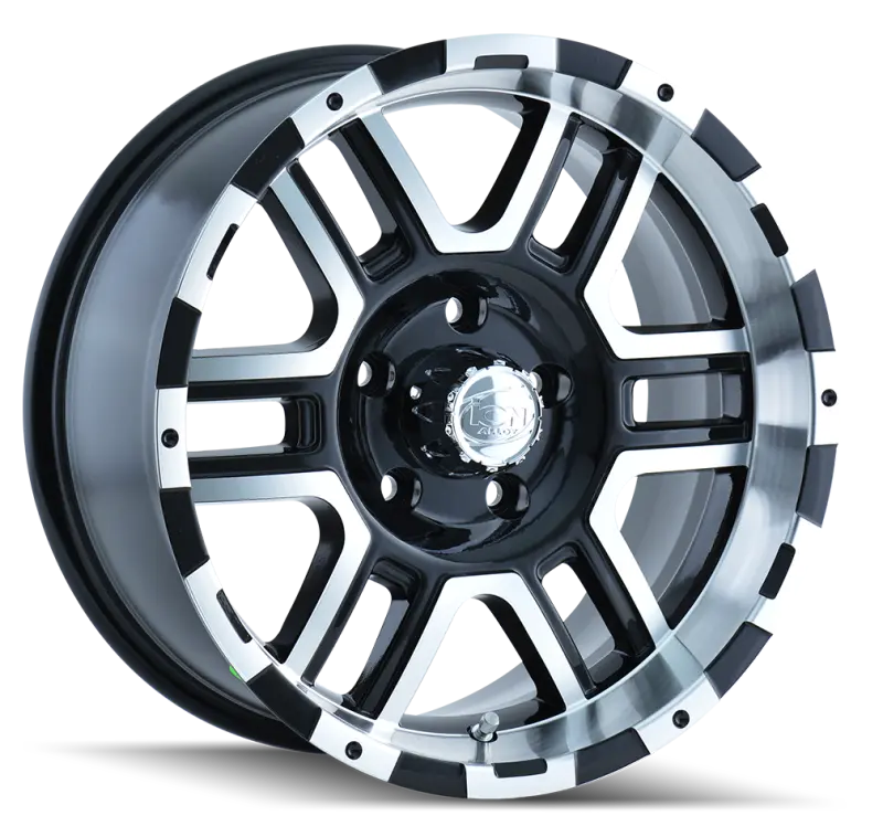 Ion Type 179 Black/Machined Alloy Wheel – 17X9, 8X170 Bolt Pattern, 0Mm Offset, 130.8Mm Hub Bore 1
