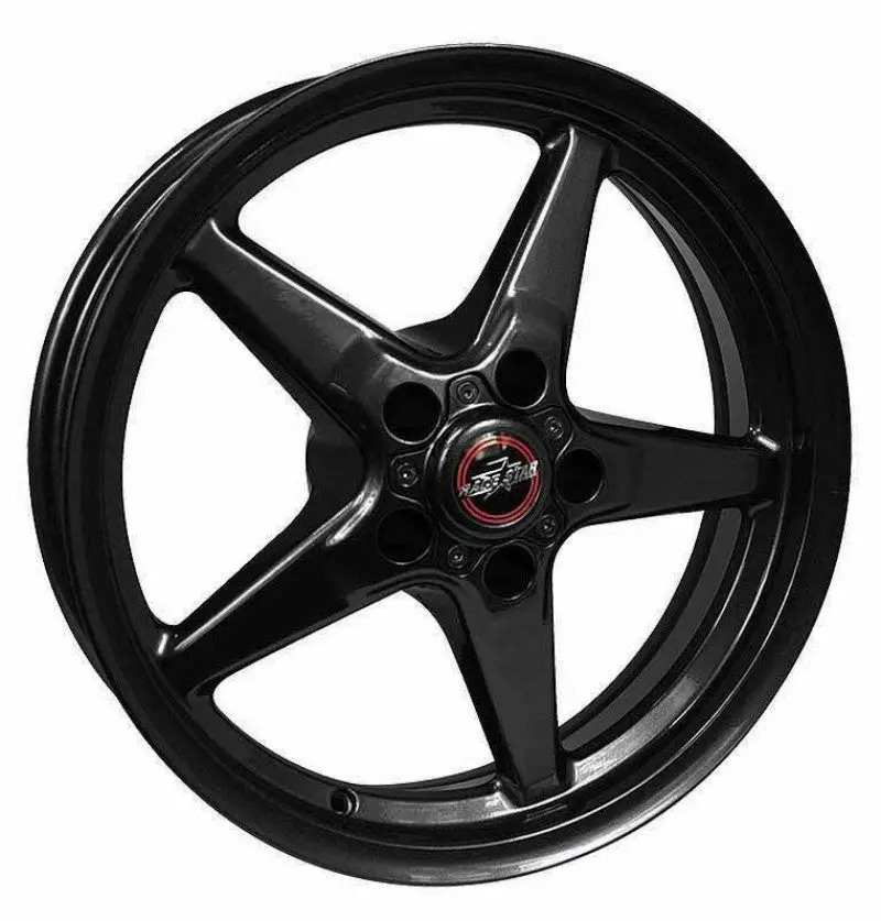 Race Star Drag Star Bracket Racer Wheel – 17X9.5", 5X115Mm Bolt Pattern, 6.125" Backspace, Gloss Black 1