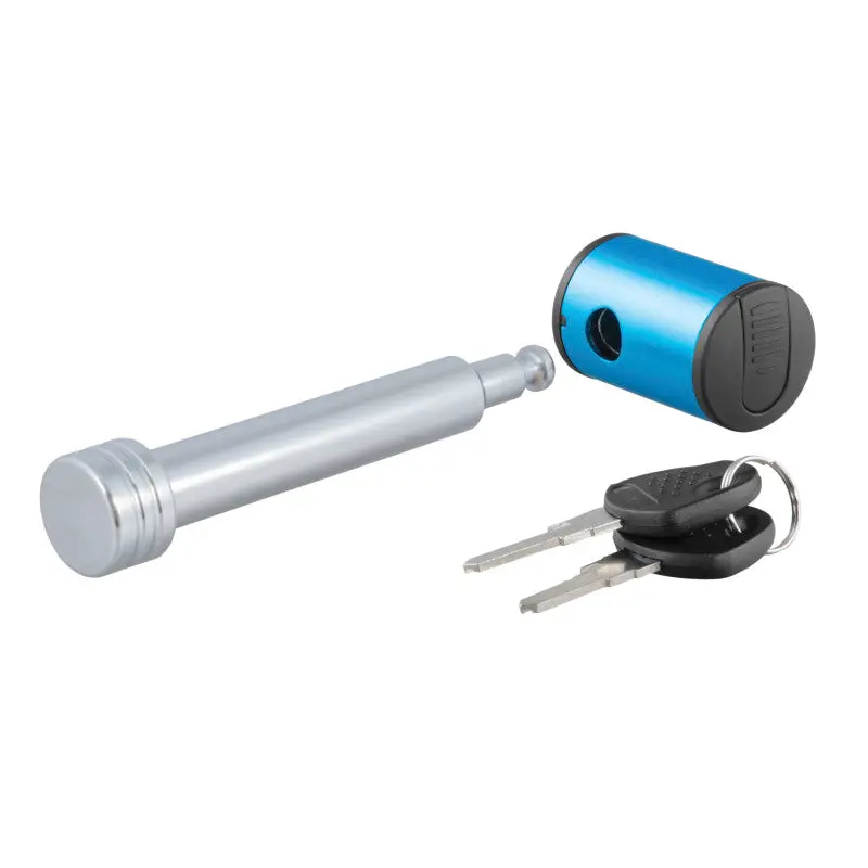 Curt Chrome Right-Angle Hitch Lock – 5/8-Inch Pin, Compatible With 2-Inch And 2-1/2-Inch Receivers 1