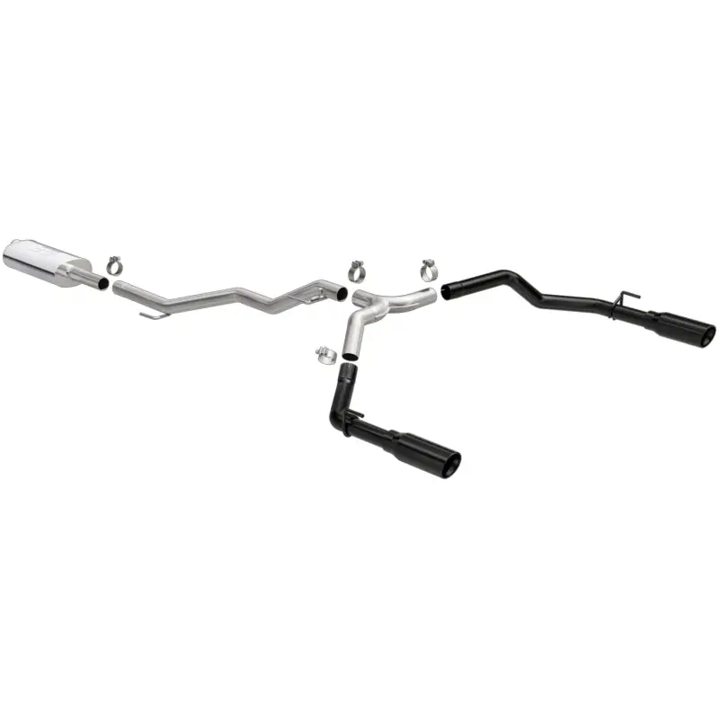 Magnaflow Street Series Dual-Split Cat-Back Exhaust For 2020 Jeep Gladiator – 3-Inch Stainless Steel With Black Tips 1