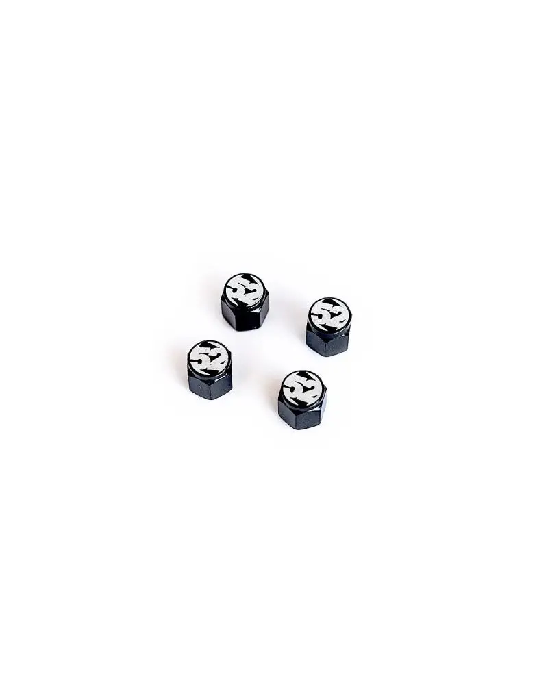 Fifteen52 Black Valve Stem Cap Set – Pack Of Four Precision-Machined Caps 1