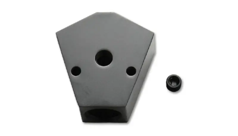 Billet Aluminum Y-Block Fitting With 1/8" Npt Port – Triple 3/8" Npt Branches 2