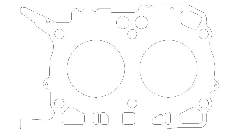 Cometic Mls Head Gasket – Subaru Fa20/Fb25 Engines, 89.5Mm Bore, 0.032" Thickness, Left-Hand Side 1