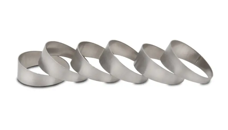 Vibrant Titanium Pie Cut Exhaust Sections – 3.0-Inch Od, Pack Of 6 1