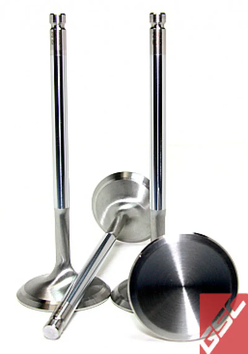 Gsc Power-Division Chrome-Polished Exhaust Valves — 30Mm Head (+1Mm Oversize), Set Of 50, Compatible With Subaru/Scion Fa20 Engines 1