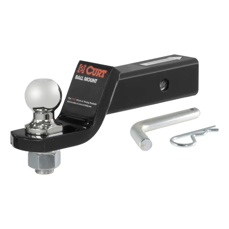 Curt Loaded Ball Mount – 1-7/8" Ball, 2" Shank, 3500 Lb Capacity, 2" Drop 1