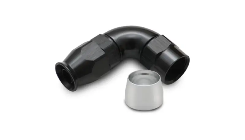Vibrant 90° One-Piece Ptfe-Lined Hose End – -12 An Size, Heavy-Duty Construction 1