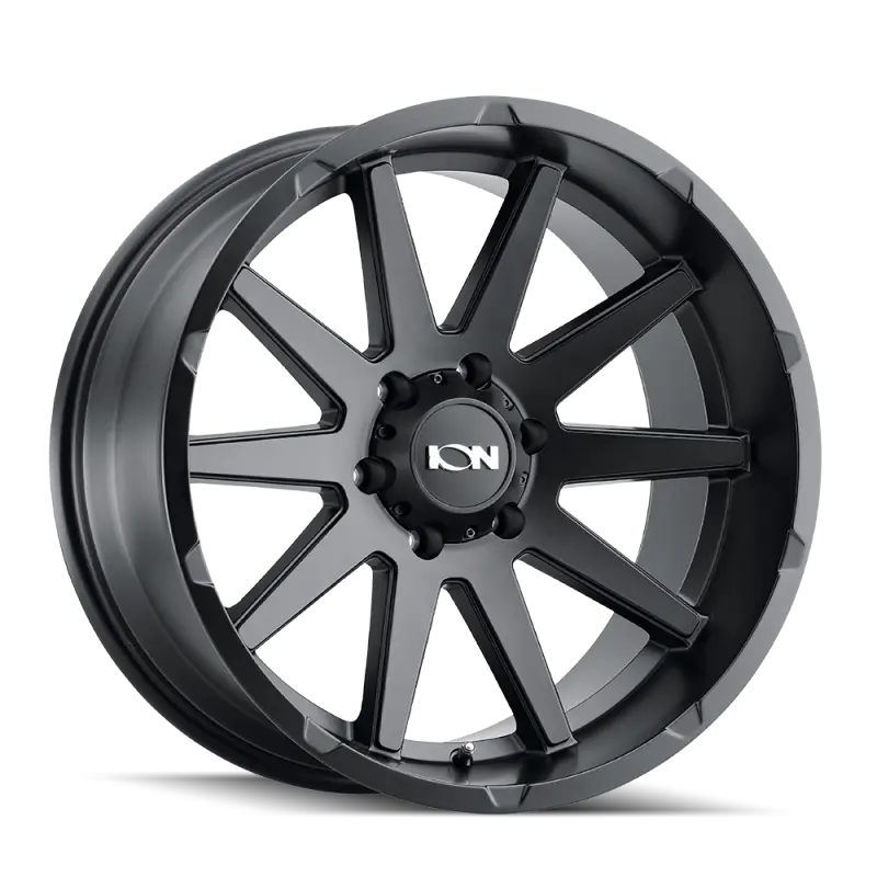 Ion Type 143 Matte Black Wheel – 20X10", 8X180, -19Mm Offset, 124.2Mm Hub Bore 1