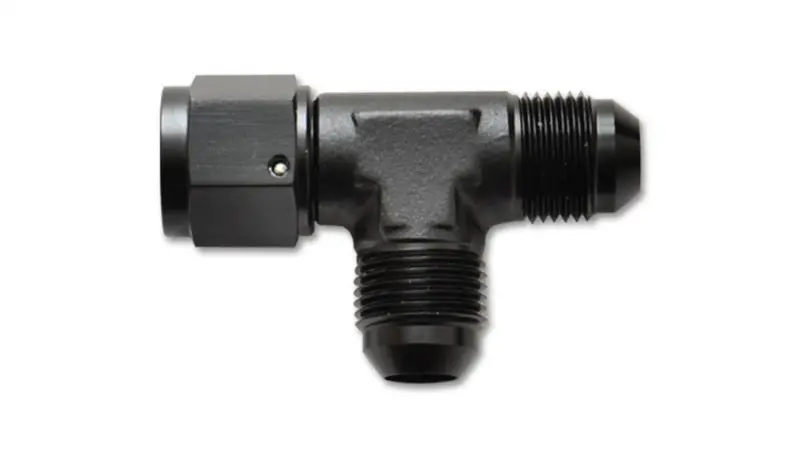 Vibrant -10An Swivel Tee Fitting – Stainless Steel, Female Threads On All Three Ports 1