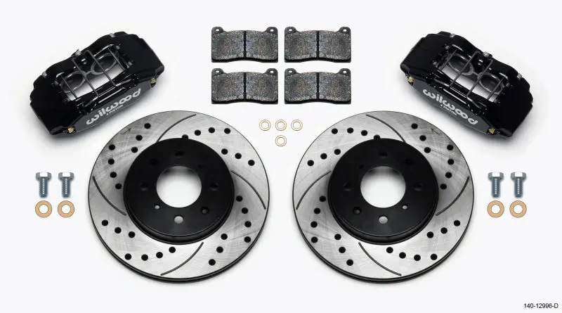 Wilwood Dpha Front Brake Kit – Drilled Calipers & Rotors For Honda/Acura Models With 262Mm Oe Rotors 1