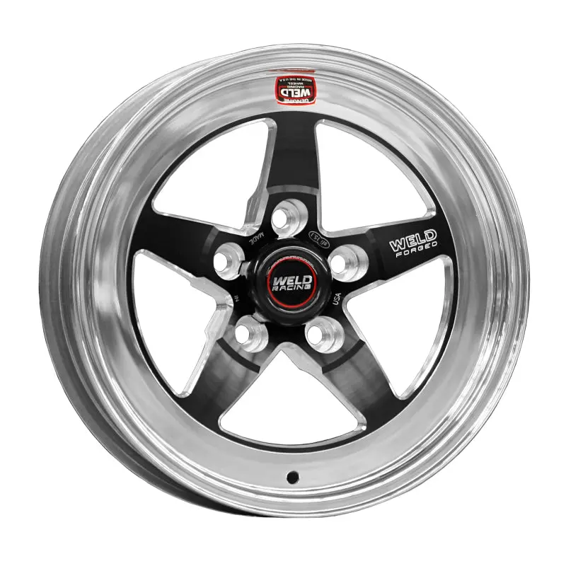 Weld S71 Black Non-Beadlock Wheel – 15X3.5", 5X4.5" Bolt Pattern, 0.63" Backspace, Medium Pad 1