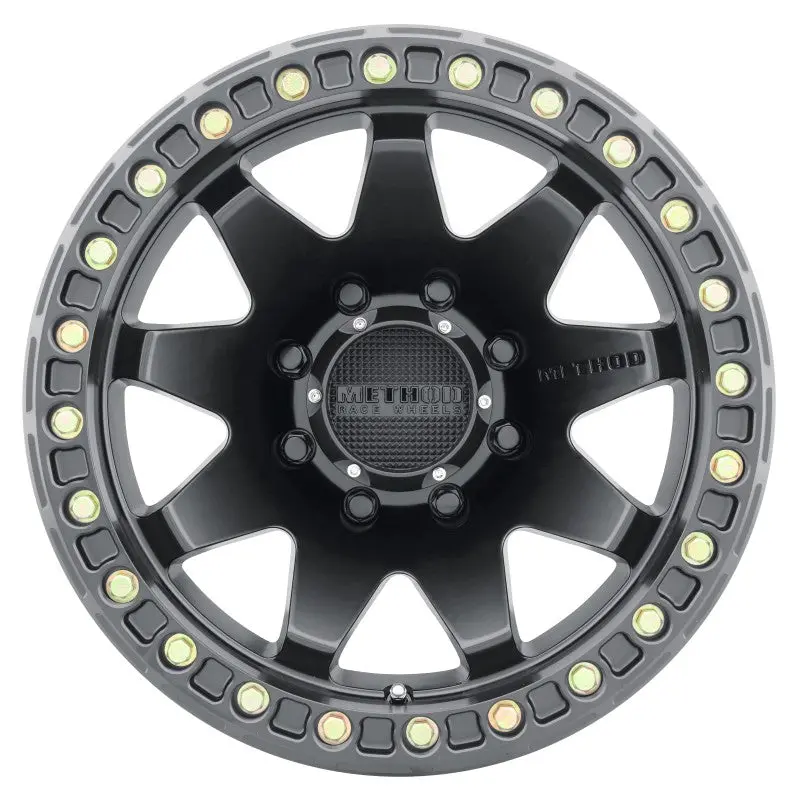 Method Mr108 Matte Black Wheel – 17X9", -44Mm Offset, 8X6.5", 130.81Mm Cb W/Bh-H24125-38 2