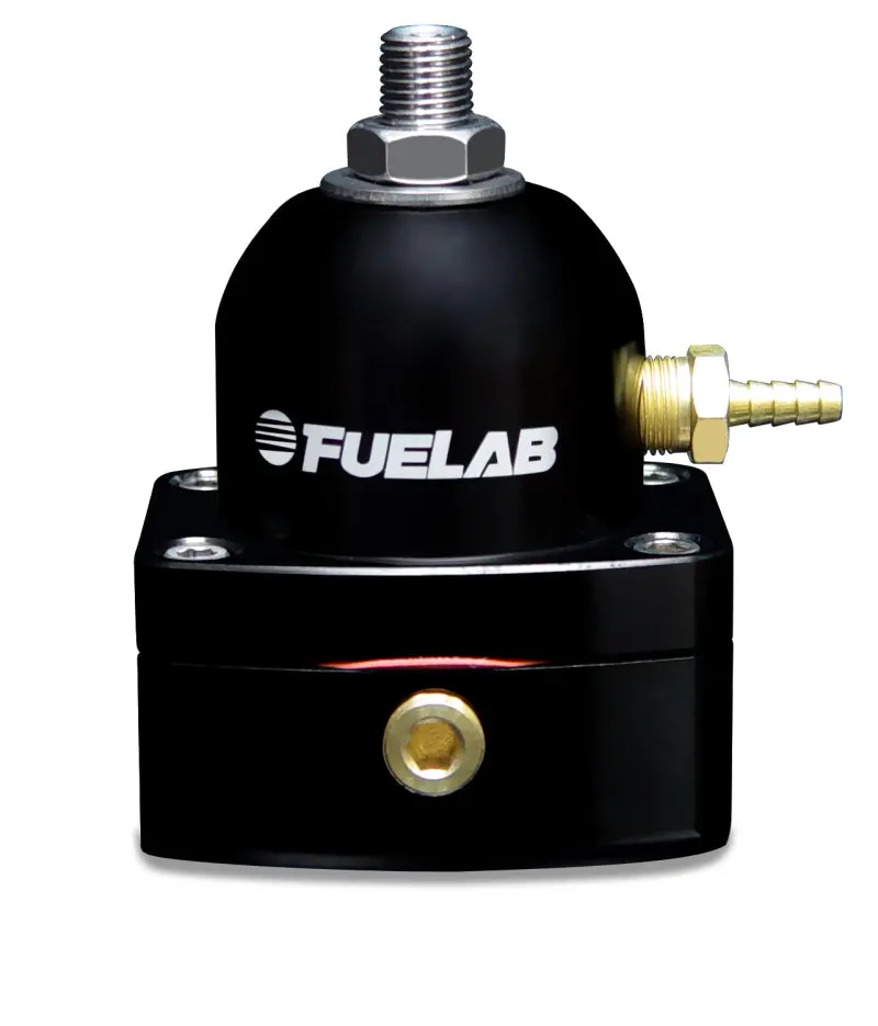 Fuelab 515 Adjustable Fuel Pressure Regulator – 10–25 Psi, Dual -6An Inlet, Single -6An Return (Black Finish) 1