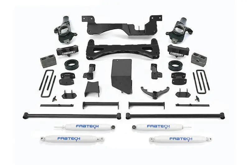 Fabtech 6-Inch Performance Lift System W/ Tuned Shocks For 2001–2010 Gm C/K2500Hd & C/K3500 (Non-Dually) 1