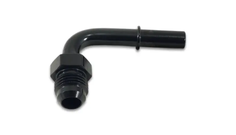 Vibrant Aluminum 90° An-To-Male Quick Connect Fitting – -6An, 0.3125" Hose Id 1