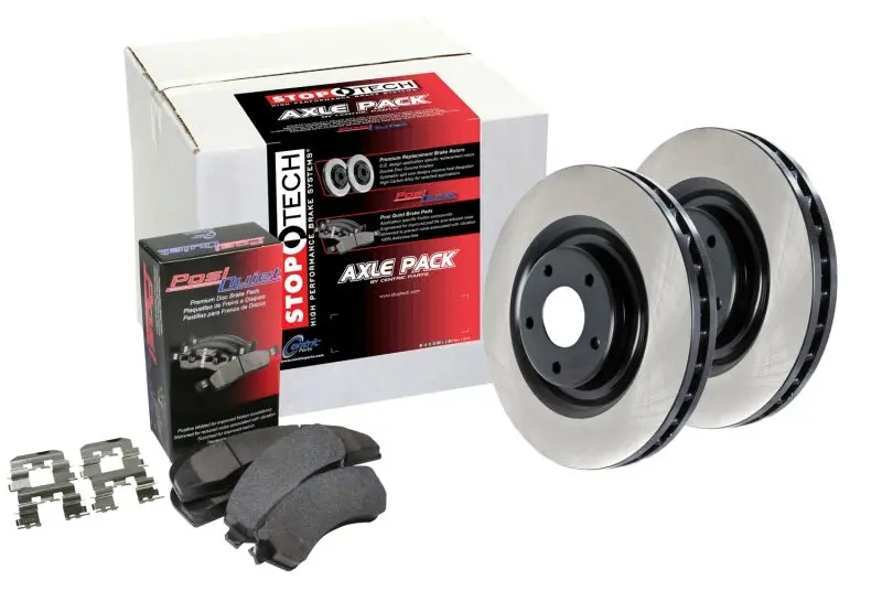 Centric Oe-Style Coated 4-Wheel Brake Kit — Front And Rear 1