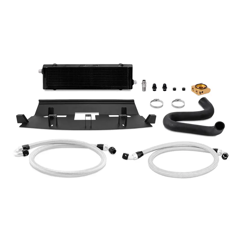 Mishimoto Thermostatic Oil Cooler Kit – Black Anodized System For 2018+ Ford Mustang Gt 1