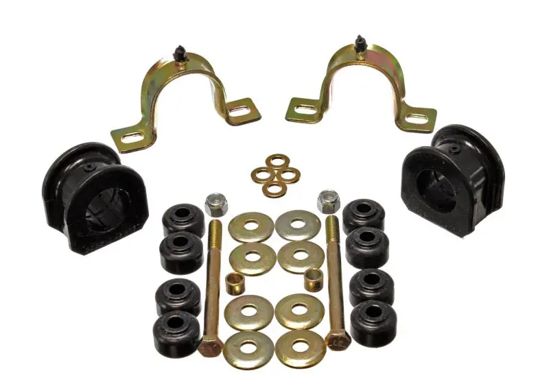 Energy Suspension Front Sway Bar Bushing Kit For Gm 4Wd Trucks (33Mm, Black) 1