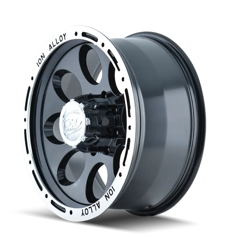 Ion Type 174 16X8 / 8X170 Bp / -5Mm Offset / 130.8Mm Hub Black/Machined Wheel 2