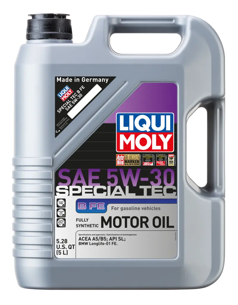 Liqui Moly Special Tec B Fe 5W-30 Full-Synthetic Engine Oil – 5-Liter Single Container 1