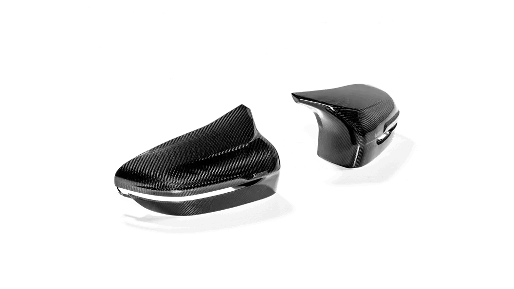 Akrapovič Carbon Fiber Mirror Cap Kit — Gloss/Matte Finish For Bmw M5 F90 (2018+) And M8 F91/F92 (2020+) 1