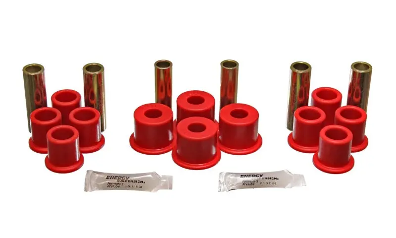 Energy Suspension Red Rear Leaf Spring Bushing Kit For 1981–1996 Ford F-100/F-150 2Wd Trucks 1