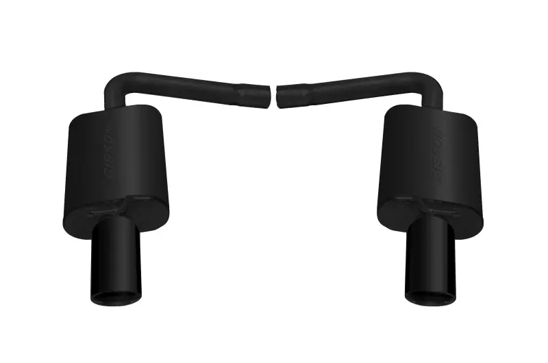 Gibson Black Elite Axle-Back Dual Exhaust System For 2015–2018 Ford Explorer 3.5L 1