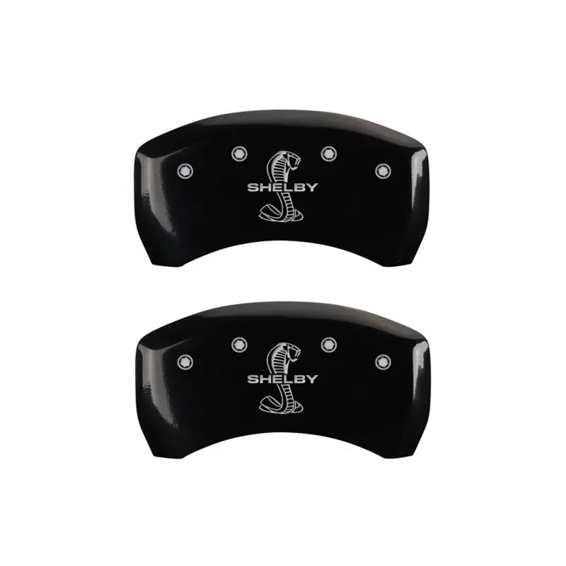 Mgp Engraved Tiffany Snake Design Rear Caliper Covers – Black Finish W/ Silver Accents 1
