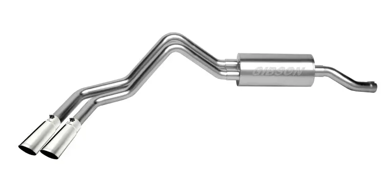 Gibson Dual-Sport Cat-Back Exhaust For 1999–2005 Chevrolet Silverado 1500 Base (4.3L V6) – 2.5-Inch Aluminized Steel 1