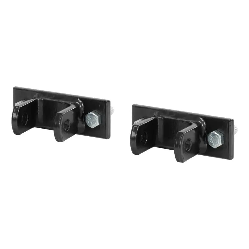 Curt Adjustable Tow Bar Bumper Mount Brackets With 1/2-Inch Pin Holes 1