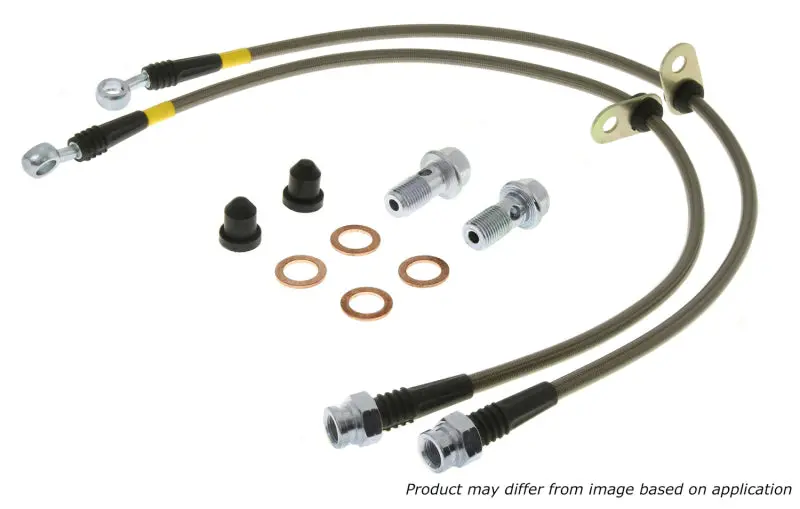 Stoptech Stainless Steel Front Brake Line Kit For 2007–2013 Chevrolet Suburban, Gmc Yukon Denali, And Sierra Xl 1