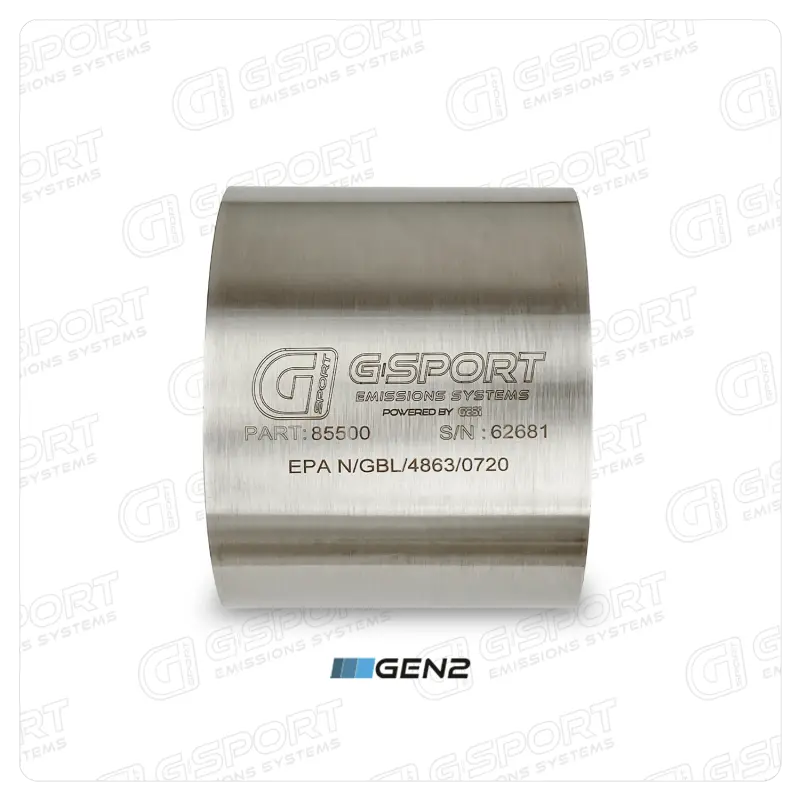 Gesi G-Sport 400 Cpsi Gen2 Epa-Certified Catalytic Substrate — 5" × 4" × 4" 1