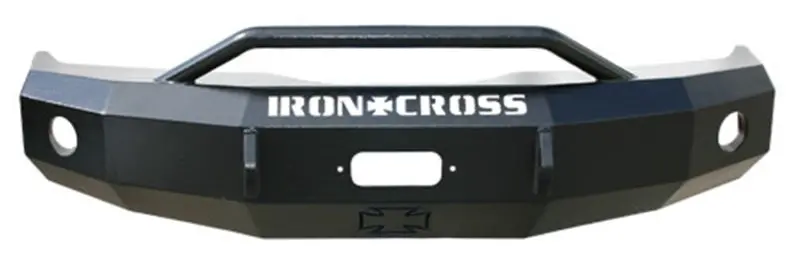 Iron Cross Heavy-Duty Push Bar Front Bumper – Primer-Finished For 2014–2016 Gmc Sierra 1500 1