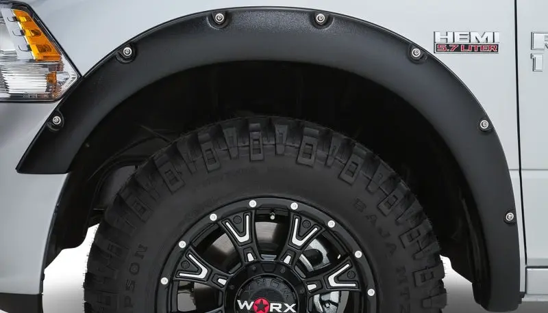 Stampede Ruff Riderz Fender Flares – Textured 4-Piece Set For 2009–2018 Dodge Ram 1500 (67.4", 76.3", Or 96.3" Width Options) 1