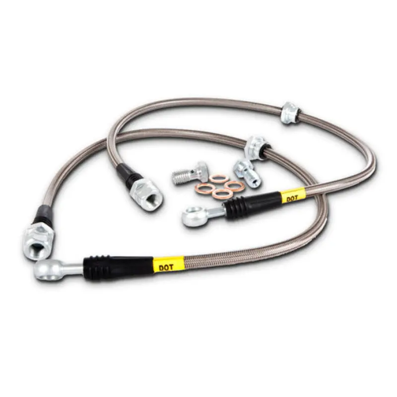 Stoptech Stainless Steel Front Brake Line Kit For 2004 Vw Golf R32 Awd 1