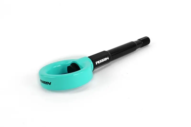Perrin Front Tow Hook Kit — Hyper Teal Finish, Compatible With 2018+ Subaru Wrx & Sti 1