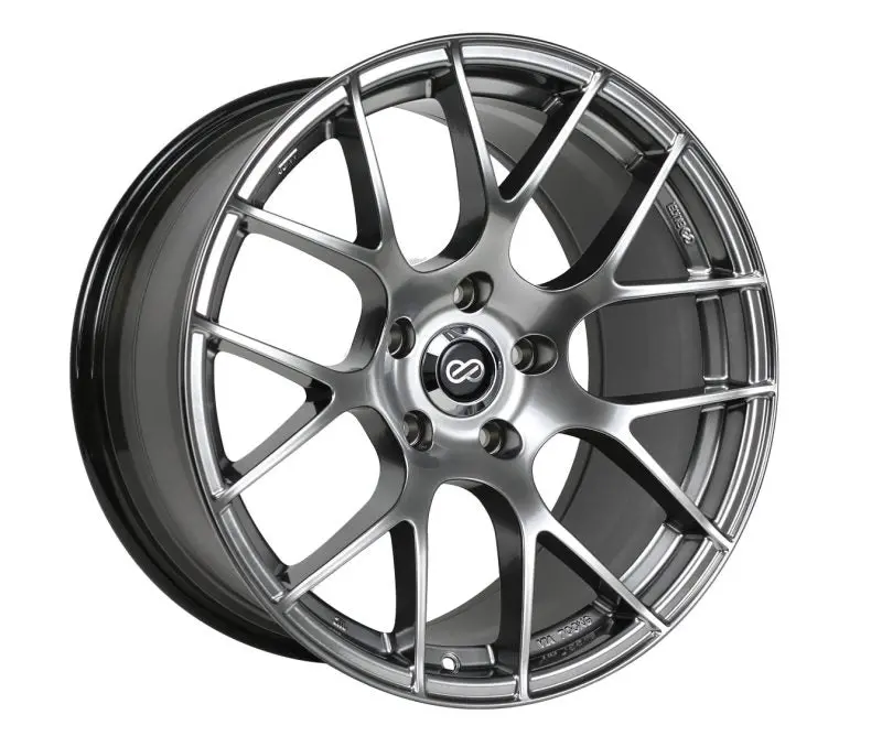 Enkei Raijin Forged Alloy Wheel – 18X8In, 5X112Mm Pcd, 45Mm Offset, 72.6Mm Hub Bore, Hyper Silver 1