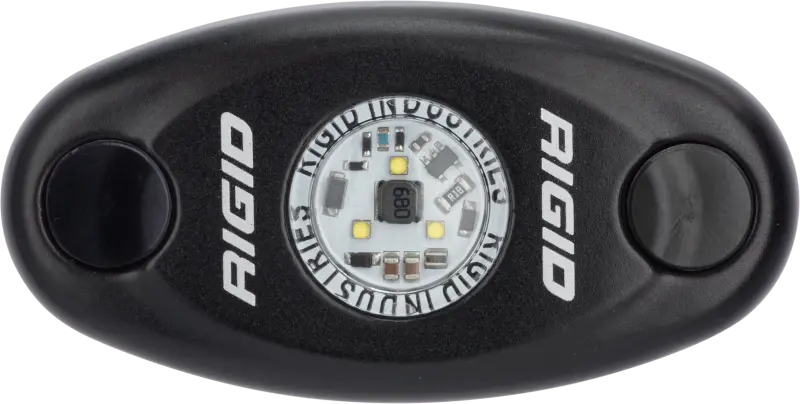 Rigid Industries A-Series Amber Led Light – High-Strength Black Housing 1
