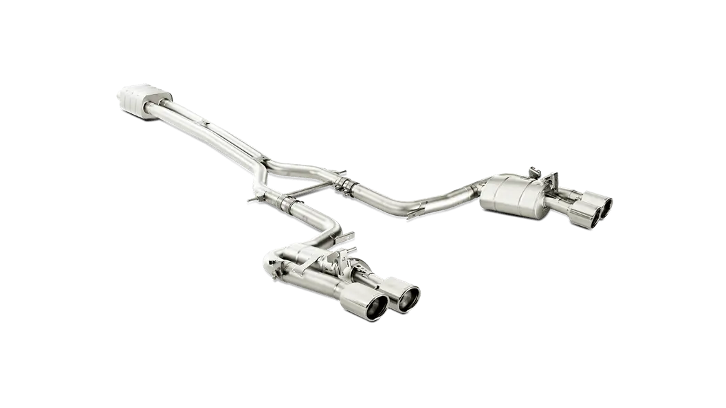 Akrapovič Evolution Line Titanium Cat-Back Exhaust For 2014–2015 Porsche Panamera Turbo (970) 1