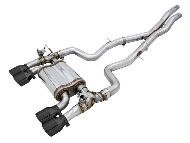 Awe Tuning Switchpath Cat-Back Exhaust System For Bmw F80/F82 M3/M4 – Diamond Black Exhaust Tips 2