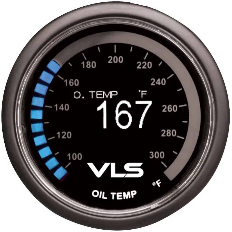 Revel Vls Digital Oled Oil Temperature Gauge – 52Mm, 100–300°F Range 1